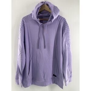 Pullover Sweatshirts Shirts Men's Women's Casual Hooded Collar Drawstring Sz XL